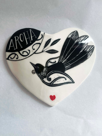 Ceramic Heart - Aroha Tui