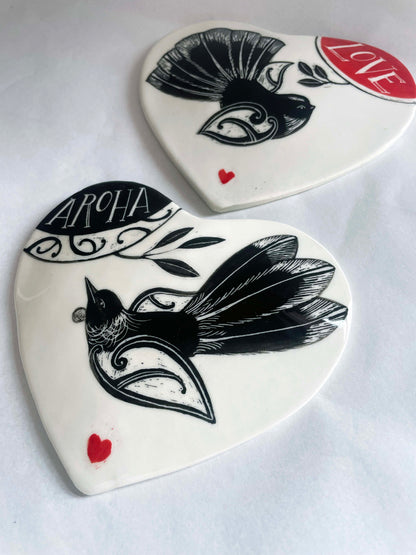 Ceramic Heart - Aroha Tui