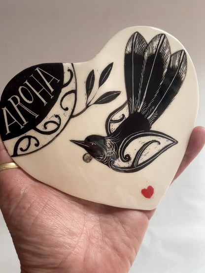 Ceramic Heart - Aroha Tui